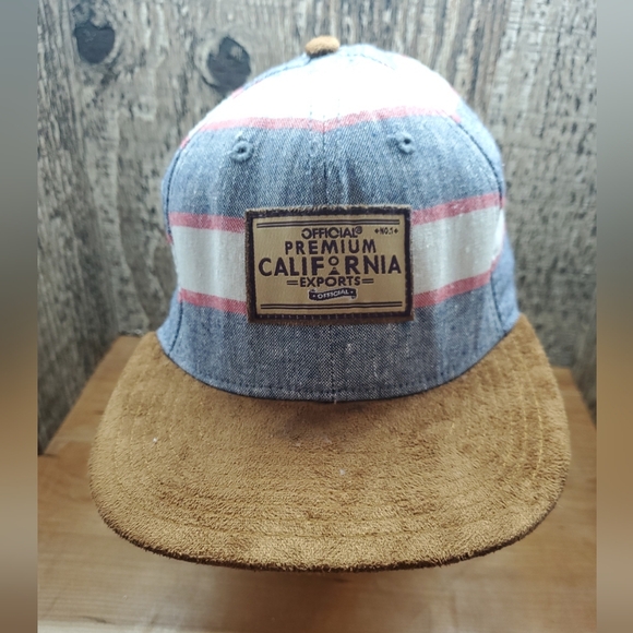 Official Premium California Exports Baseball Hat Adjustable Leather Strapback OS - Picture 1 of 8